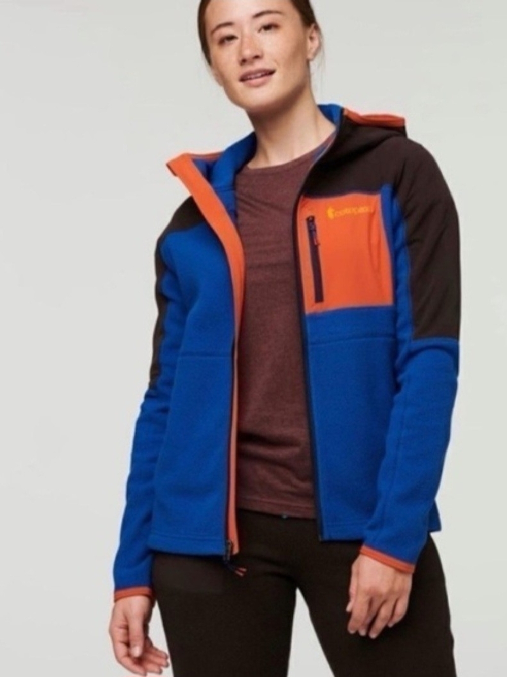 cotopaxi Blue and Orange Women's Puffer Jacket